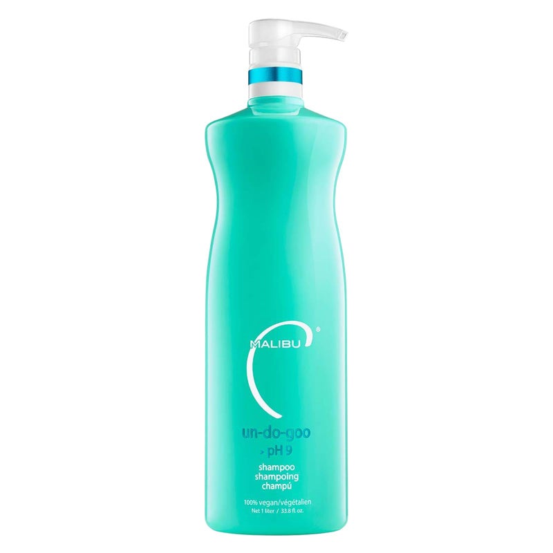 Malibu C Un-Do-Goo Clarifying Shampoo - Removes Product Build Up and Resins from Hair - Shine Restoring, Sulfate-Free Cleanser (33.8 oz) - Image 1